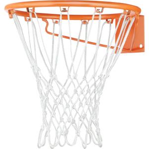 Heavy Duty Basketball Net Replacement All Weather Basketball Net Fits Standard Indoor or Outdoor, 12 Loop (White)
