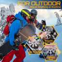 Snowflake Multi Tools Gifts for Men 20-in-1 Christmas Stocking Stuffers for Men Adults Dad Teens Multitools Pocket Size Mini Gadgets Screwdriver Wrench Bottle Opener