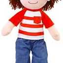 Soft Plush Baby Doll - 18 Inch Rag Dolls for Girls and Boys, Infants & Babies, My First Plush for 1 Year Old, Stuffed Doll - Ollie