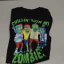 Chillin with My Zombies Halloween Boys Kids Zombie T-Shirt, Men, Small