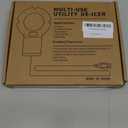 250 Watt Bird Bath De-Icer with Thermostat, Cast Aluminum Submersible Chicken Water Heater, Heated Bird Bath, Power Cord 9.8 Ft