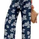 Angerella Womens Wide Leg Pants High Elastic Waist Adjustable Knot Casual Flowy Trousers Business Work Pants with Pockets 3XL