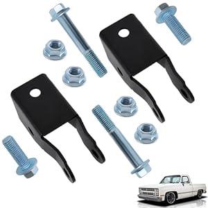 SEBLAFF Rear Shock Ex-tender for Lowered Drop Truck Replacement for C10 1973-1987 Replacement for C15 1973-1987