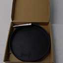 OMEM Reptile Food Bowl Water Dish,Feeding Dish, Birds Bowl (M, Black)