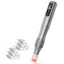 Microneedle Derma Roller Pen Dermabrasion Roller 0.25mm Microneedling Roller, Microneedle Roller Derma Roller 0.25mm for Women Men Home Use