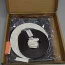 NeatiEase Magnetic Window Screen, Adjustable DIY Window Net Max 24 x 32 with White Window Frames Fiberglass Mesh