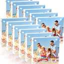 4'' x 4'' Acrylic Picture Frames 12 Pcs, Clear Double Sided Magnetic Photo Frames,Wedding Table Numbers Frameless Picture Frame Desktop Display Holder for Office Home Decoration (Transparent)