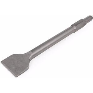 XtremepowerUS Wide Tile Chisel Bit for Demolition Jack Hammer 1-1/8" Hex 3" x 12" Long Flat Removal Chisel Scraping Construction Concrete Breaker Punch Drill
