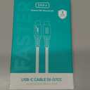 INIU USB C to USB C Cable, 240W Fast Charging Type C Charger Cord, Braided USBC Phone Charger Cable for iPhone 17 16 Pro Max Samsung S25 S24 Laptops MacBook Air 15 M3 iPad Switch [6.6ft+6.6ft Black]