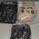 NEW YOUNG 3 Pack Women's Wide Leg Pants with Pockets High Waist Loose Sweatpants Casual Lounge Yoga Workout Palazzo (Medium, Black,brown,apricot)