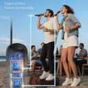 Wireless Microphones, Dual Handheld Dynamic Mic with Ultra-Stable Rechargeable Receiver | 200ft Freedom |Zero Dropouts | 40H Duration |Plug and Play| Karaoke Microphone for Singing, Meeting