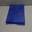 JAM PAPER Plastic Envelopes with Button & String Tie Closure - Legal Open End - 9 3/4 x 14 1/2 - Blue - 12/Pack