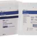 Covidien Curity Non-Woven All-Purpose Sponge, Sterile, 4" x 4", Sleeve of 50 Sponges (25 Packs with 2 Per Pack)
