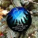 3 x Memorial Ornament The Sky Looks Different When You Have Someone You Love Up There Remembrance Ornament for Loss of Loved One Sympathy Gift Keepsake Bereavement Christmas Ornament