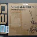 YOSUDA Under Desk Bike with 16-Level Magnetic Resistance & Bluetooth App Quiet Pedal Exerciser While Sitting, Mini Exercise Bike for Adults & Seniors, Arm and Leg Machines for Office & Home, 19.69"D x 17.71"W x 12.99"H