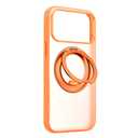  Magnetic 360° Ring Stand Case for iPhone 17 Pro Max, Protective Case Compatible with MagSafe (Orange, iPhone 17Pro Max)