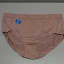 Vanity Fair Women's Effortless Panties for Everyday Wear, Buttery Soft Fabric & Lace, 10, Brief - Baked Blush