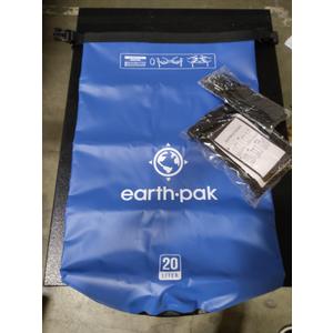 Earth Pak Waterproof Dry Bag - Roll Top Waterproof Backpack Sack Keeps Gear Dry for Kayak with Waterproof Phone Case, 20L