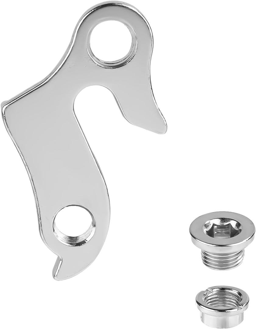 Bicycle Derailleur Hanger, 2.6x1.6in Bike Tail Hook Bike Replacement Hanger Compatible with Gt Aggressor Avalanche KHS Timberline Kestrel Kettler Mongoose WG008-SL Pro Rear Derailleur Part