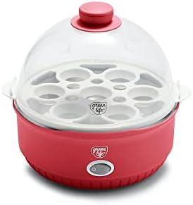 Cookware Company Electric Red Egg Cooker, 350 Watts, 6.34 inch Height