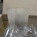 12-Piece Smoothie Blender Maker 25,000 RPM Personal Blender for Ice Crushing Smoothies & Frozen Drinks Nuts with 23oz, 32oz, 37oz Portable Cups Two 6-Leaf Stainless Steel Blades, Silver