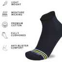 Mens & Boys Ankle Socks Cotton Warm Elastic Casual Lightweight Moisture Wicking Anti Odor | 3 & 6 Pairs, Size: 8-10