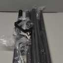 Curtain Rods for Windows 32-90 Inch, 1 Inch Adjustable Black Curtain Rod Set with Brackets, Easy Install