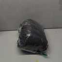 Womens Winter Cropped Puffer Jacket Coat Casual Quilted Baggy Long Sleeve Zip Down Jackets Outerwear (X-Large, Black)