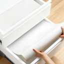 2 x Non-Adhesive Shelf Liners for Kitchen Cabinets and Drawers Waterproof & Anti-Slip 2-Layer Cabinet Liners, Cuttable Contact Paper for Shelves, Fridge, Toolbox, Pantry