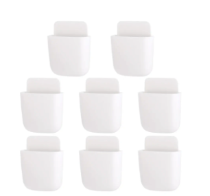 Tecbeauty 10 Pcs Remote Control Holder Self Adhesive Wall mounted Storage Box Phone Charging Pen Holder Organizer for Home Office School
Amazon's Choice