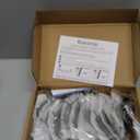 Ravinte 10 Pack 3" Drawer Pulls Flat Black Cabinet Cup Pulls Kitchen Hardware Cabinet Handles Drawer Handles Knobs 3 inch Hole Center