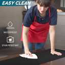 Grounding Mat, 11.8x27.6 Inch Grounding Mat for Bed, Earth Connected, Grounding Pad for Improving Sleep Helping to Eliminate Anxiety, Black