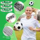 Quelay 24 Pcs in Era Bracelets Bulk Clay Beaded Stretchy Bracelets for Sports Softball Volleyball Basketball Soccer Tennis Football End of Year Teacher Mom Graduation Party Favor
