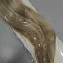 Clip in Hair Extensions, Golden Blonde with Light Blonde Highlights Remy Hair Extensions Clip in Real Human Hair 7 Pcs 70G Clip in Extensions 18 Inch Double Wefts Hair Clip ins for Fine Hair Women