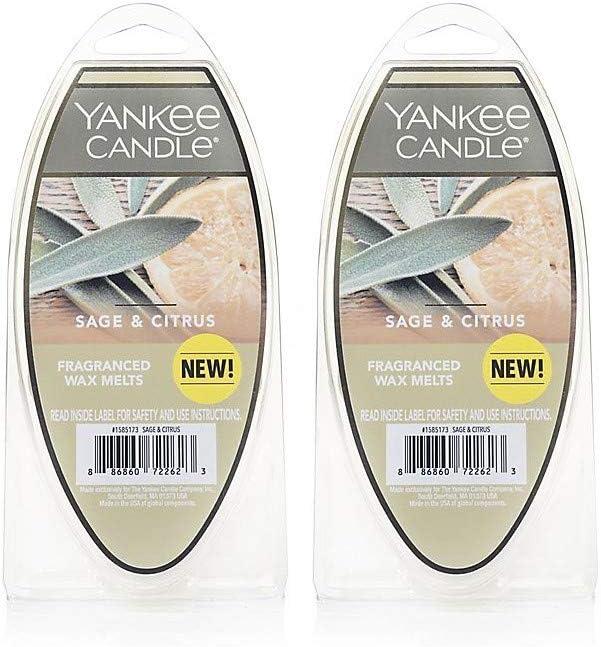 Yankee Candle Lot 2 Fragrance Wax Melts Sage & Citrus