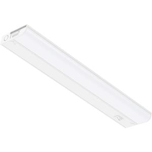 Inlight 18-inch Hardwired Only LED Under Cabinet Lighting, Daylight White(5000k), Dimmable, Matte White Finished, ETL Listed, IN-0201-12-WH-50