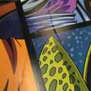 Dragon Ball Z - Grid Wall Poster, 34L" x 22.4W", Barnwood Framed Version