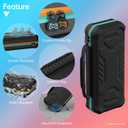 2 x Hosanwell Switch2 13 in 1 Accessories Set for 2025 Nintendo Switch2 Model,Switch2 Hard Carrying Case with Switch2 Protective Case,8 Thumb Grip,2 Screen Protector,1 Stand