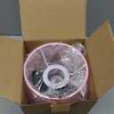 Table Lamp with USB Port - Desk Lamp Touch Lamp Bedside Lamps for Bedroom, 3 Way Dimmable Small Lamps for Living Room, Nightstand, Nursery, Dorm, Home, Office, White Base+ Pink Lampshade