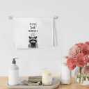 Funny Raccoon Hand Towels Set of 2, Raccoon Gifts for Women Lovers Hand Towels for Bathroom Decor, Funny Raccoons Bathroom Decor, 16x24 Inches