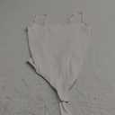 SUUKSESS Women Sexy Square Neck Thong Bodysuit Backless Cami Bodysuit Top S