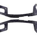 ApplianPar Front Driver and Passenger Side Bumper Bracket and Headlight Bracket for Honda Accord Sedan 2008-2012