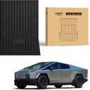 LASFIT Premium Extra Thick Truck Bed Mat for Tesla Cybertruck 2025/2024/2023 Base/Cyberbeast 6FT Car Bed Liner Cybertruck Accessories | Custom Fit TPE All Weather Pickup Rear Trunk Cargo Mat, Black