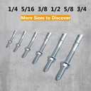 2 x Party Animals 1/4 x 3-3/4 Inch Wedge Anchor, 10 PCs Zinc-Plated Industrial Anchor Bolts for Cement, Concrete