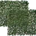 Expandable Fence Privacy Screen for Balcony Patio Outdoor,Decorative Faux Ivy Fencing Panel,Artificial Hedges (Single Sided Leaves)
