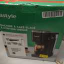 Tastyle Hot & Iced Coffee Maker with Magnetic K-Pod Organizer (Pods Not Included), Stores 10 Pods, 4-5 Cups Coffee Maker & Single-serve Brewer for K Cup & Grounds, 40oz Removable Water Tank, Black