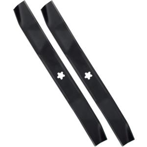 134149 Mulching Blades for Craftsman 42 inch Mower Blade LT2000 LT1000 YS4500 Replace 422719 532134149 Husqvarna Poulan Pro 42'' Deck Riding Lawn Mower 5 Point Star (2 Pack)
