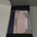 MK INKY75 Mechanical Keyboard with Full Aluminum Wireless Mechanical Gaming Keyboard, 75% Layout Mechanical KeyBoard BT/2.4G/USB-C,Hot Swappable, Creamy Sounding, RGB/PP/4000mAh(Very Raspberry)