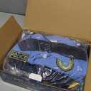 Loscola Police Costume for Girls, Police Officer Costume for Kids, Halloween Cop Costumes for Kids Girl Toddler 3-12