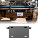 WeiSen Front License Plate Holder Mounting Brackets Compatible with Ford Bronco 2/4 Door 2021-2024